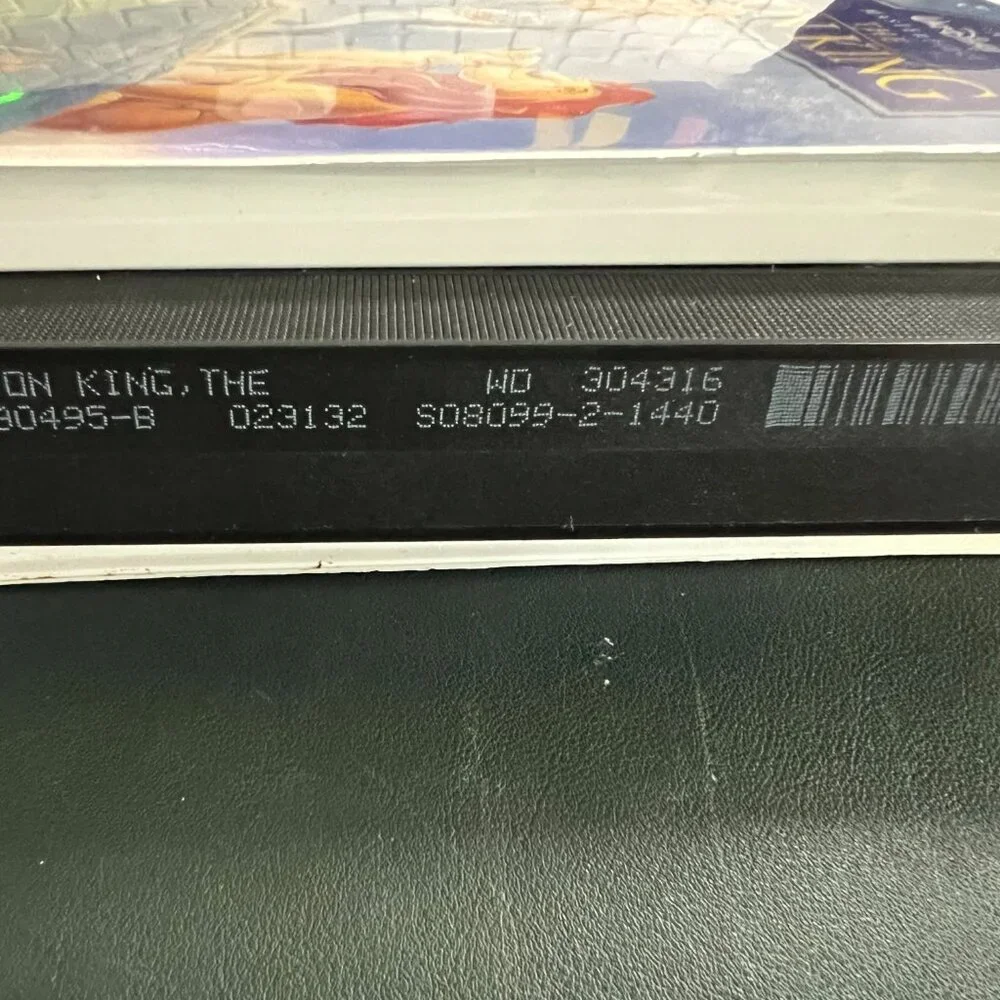 Disney VHS - The Lion King (1995) - Masterpiece Collection 2977-1